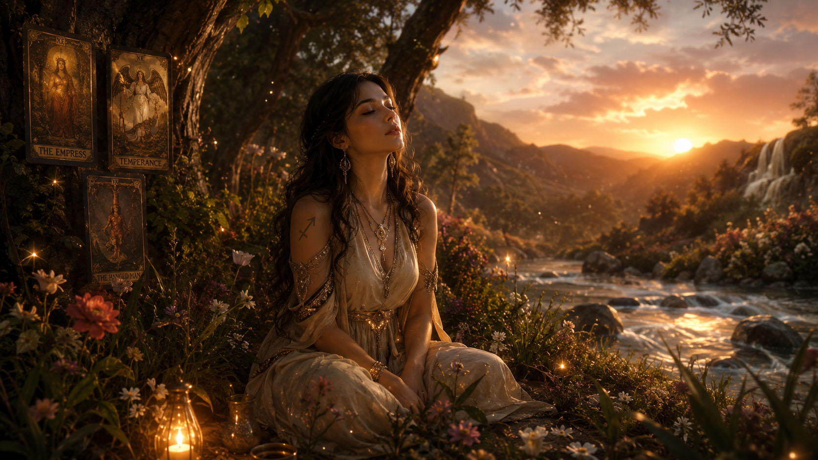 Tarot, Tarot online čitanje, Tarot besplatno online, tarot karte, tarot online, besplatni tarot, zdravstveni tarot Strelac, Carica tarot karta, Umerenost značenje, Obešen čovek tarot, odmor i regeneracija organizma, mojznak, mojznak.rs