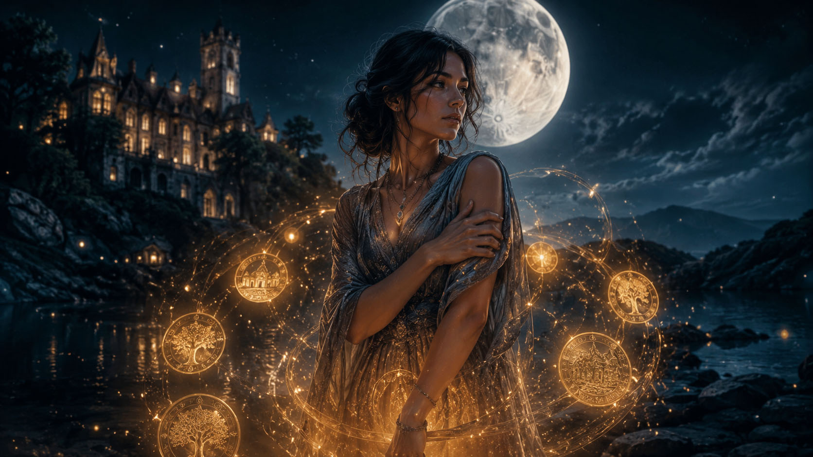 Tarot, Tarot online čitanje, Tarot besplatno online, tarot karte, tarot online, besplatni tarot, Vodolija tarot maj, 10 novčića značenje, Mesec tarot karta, Kralj pehara tarot, emocije i intuicija, porodična stabilnost, mojznak, mojznak.rs