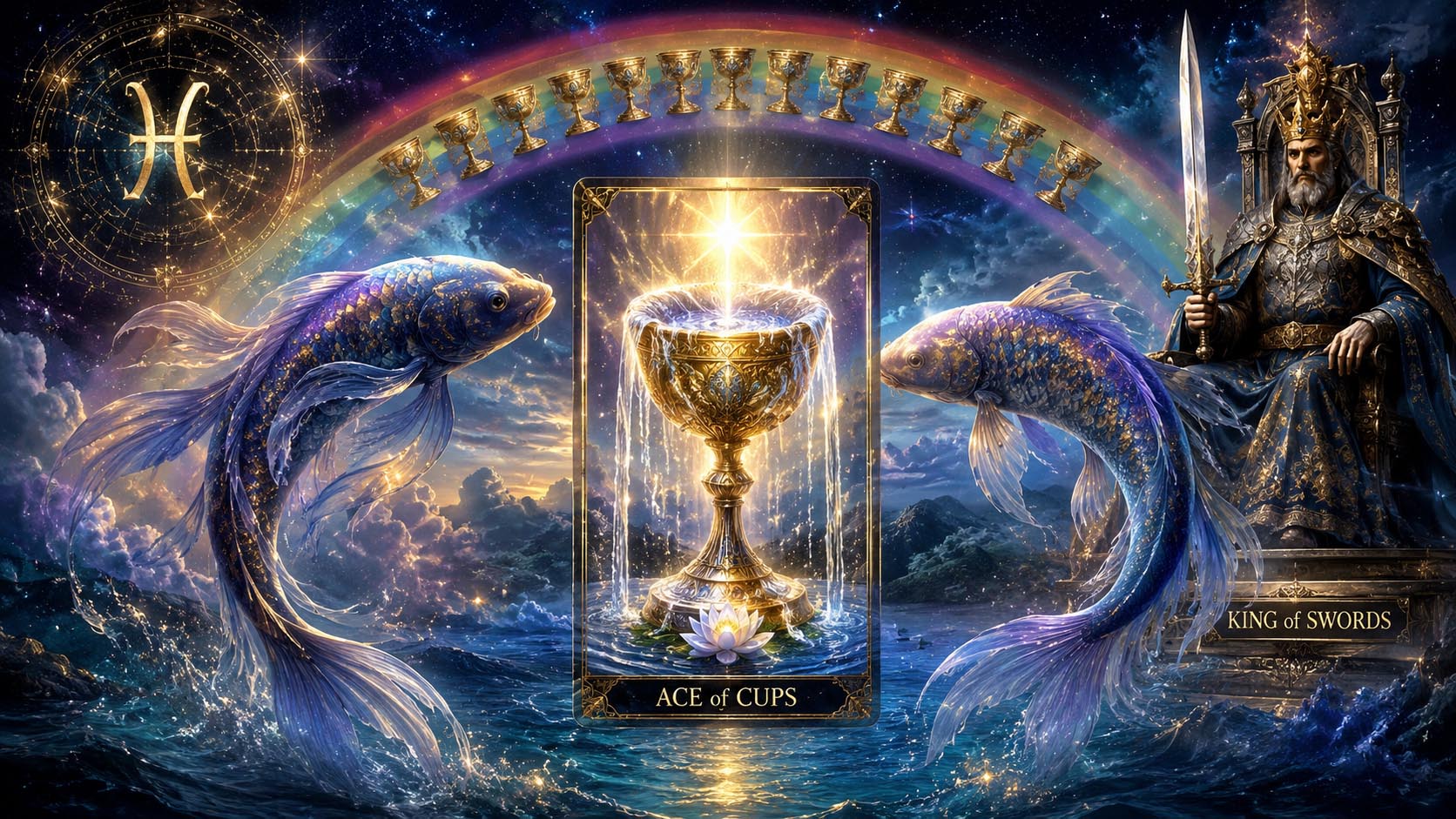 Tarot Ribe, nedeljni tarot, Tarot, Tarot online čitanje, Tarot besplatno online, tarot karte, tarot online, besplatni tarot, mojznak tarot, mojznak, mojznak.rs