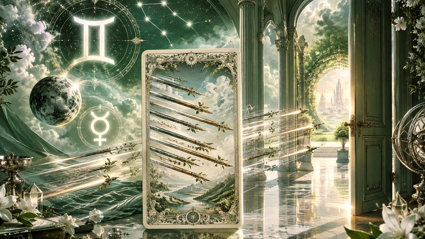 Blizanci 22. oktobar 2026, dnevni tarot horoskop, Osmica štapova, brza poruka, iznenadna prilika, ljubav i posao, MojZnak, mojznakrs