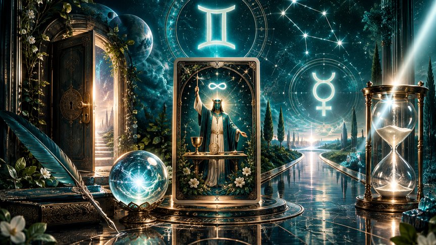 Blizanci 25. oktobar 2026, dnevni tarot horoskop, Mag, važan razgovor, posao i ljubav, otvaranje prilike, MojZnak, mojznakrs