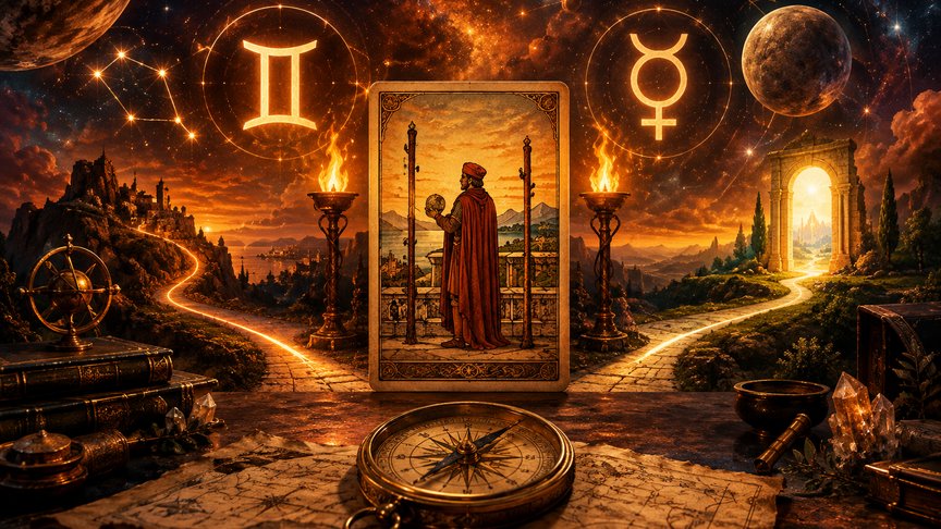 Blizanci 27. oktobar 2026, dnevni tarot horoskop, Dvojka štapova, izbor dve opcije, razgovor i odluka, ljubav i posao, MojZnak, mojznakrs