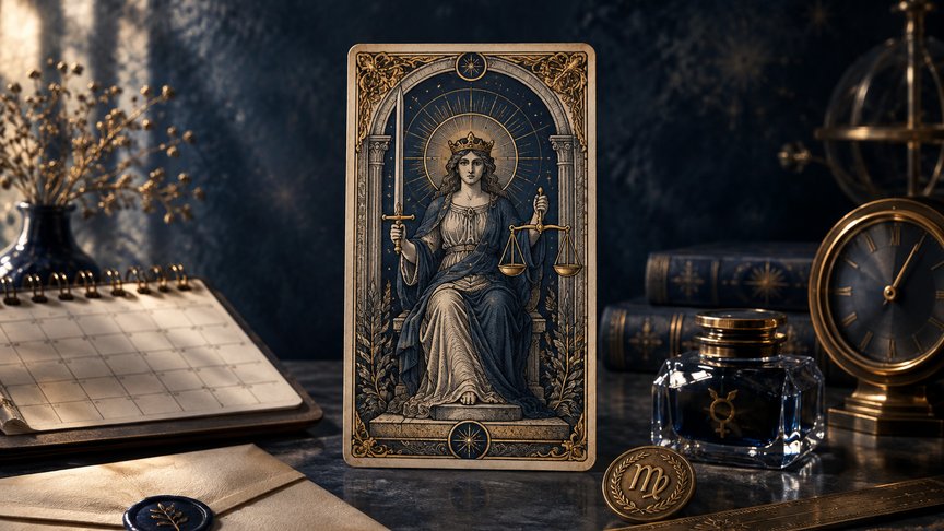 Devica 18. oktobar 2026, dnevni tarot horoskop, Pravda tarot karta, granica i dogovor, poruka potvrđuje istinu, ljubav i posao, MojZnak, mojznakrs