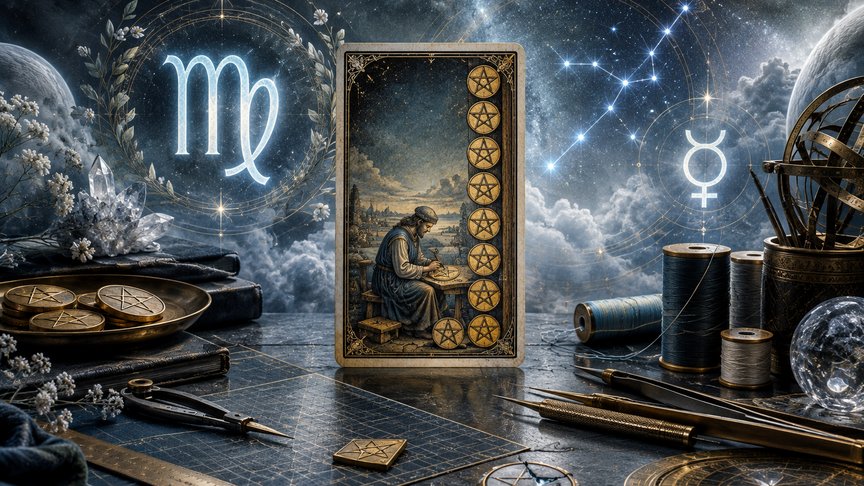 Devica 21. oktobar, dnevni tarot horoskop, Osmica pentakla, trud i detalji, posao i organizacija, mala greška, MojZnak, mojznakrs