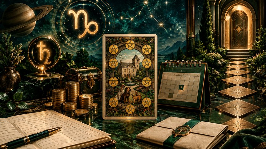 Jarac 21. oktobar 2026, dnevni tarot horoskop, Desetka pentakla, porodična podrška, finansije i obaveze, dugoročna sigurnost, MojZnak, mojznakrs