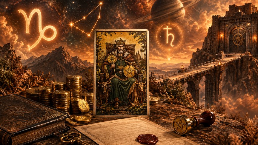 Jarac 22. oktobar 2026, dnevni tarot horoskop, Kralj pentakla, finansijski dogovor, posao i novac, oprezan uslov, MojZnak, mojznakrs
