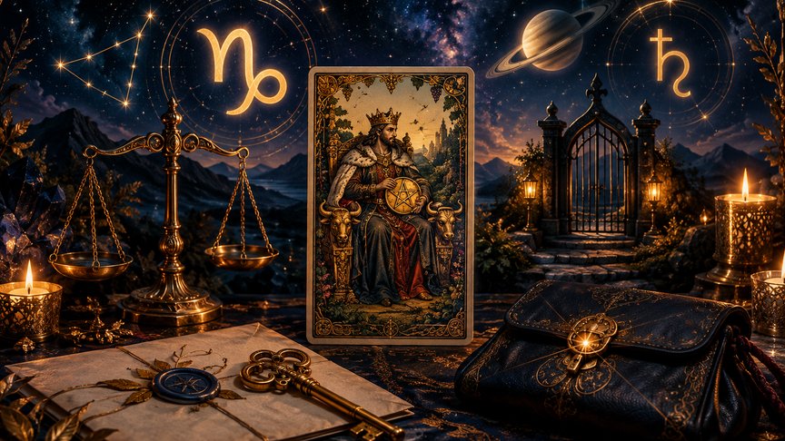 Jarac 27. oktobar 2026, dnevni tarot horoskop, Kralj pentakla, praktično pitanje, finansije i posao, oprezan uslov, MojZnak, mojznakrs