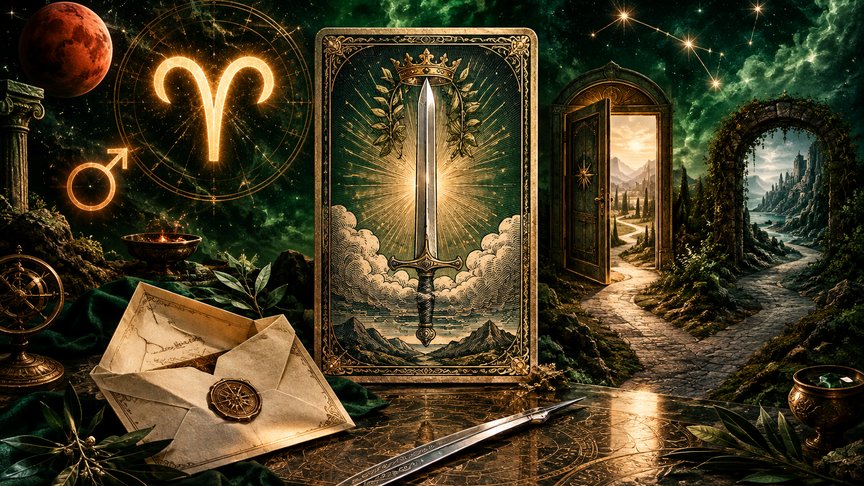 Ovan 22. oktobar 2026, dnevni tarot horoskop, As mačeva, razgovor i dilema, promena odluke, MojZnak, mojznakrs