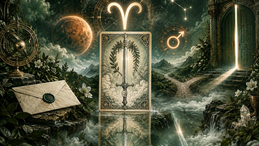 Ovan 25. oktobar 2026, dnevni tarot horoskop, As mačeva, razgovor i istina, promena plana, MojZnak, mojznakrs