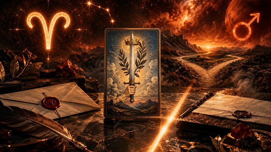 Ovan 28. oktobar 2026, dnevni tarot horoskop, As mačeva, razgovor i dogovor, komunikacija, Ovan tarot, MojZnak, mojznakrs