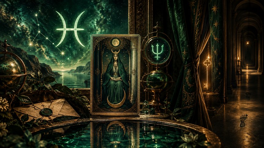 Ribe 21. oktobar 2026, dnevni tarot horoskop Ribe, Sveštenica tarot, intuicija i tajne, ljubav i posao Ribe, skriveni detalj danas, MojZnak, mojznakrs