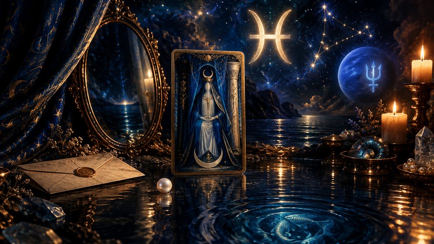 Ribe 22. oktobar 2026, dnevni tarot horoskop, Sveštenica, intuicija i tajne, ljubavni znakovi, skriveni detalj, MojZnak, mojznakrs