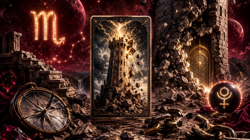 Škorpija 21. oktobar 2026, dnevni tarot horoskop, Kula tarot, iznenadni preokret, posao i finansije, ljubavni obrt, MojZnak, mojznakrs