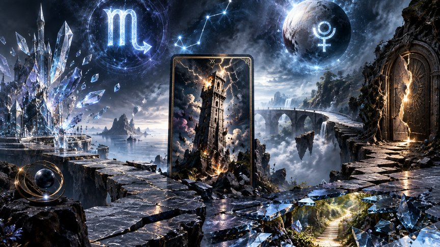 Škorpija 28. oktobar 2026, dnevni tarot horoskop, Kula tarot, iznenadna promena plana, posao i ljubav Škorpija, neočekivani preokret, MojZnak, mojznakrs
