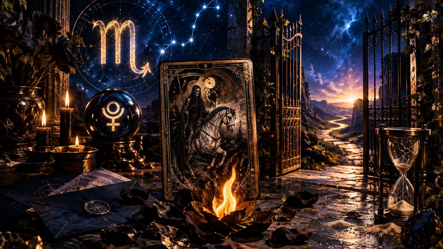 Škorpija 29. oktobar 2026, dnevni tarot horoskop, Smrt tarot karta, neočekivana vest, novi početak, promena planova, MojZnak, mojznakrs