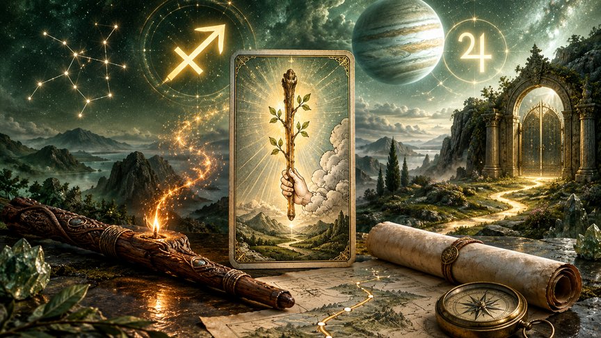 Strelac 29. oktobar, dnevni tarot horoskop, As štapova, nova ideja, praktičan korak, ljubav i posao, MojZnak, mojznakrs