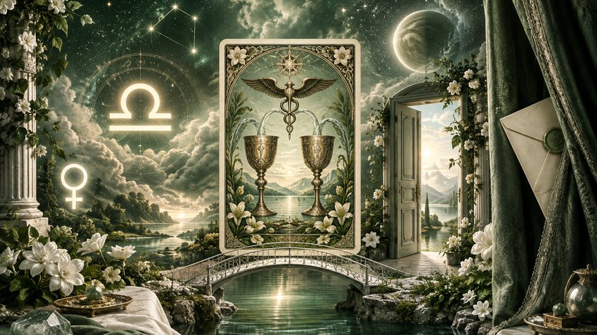 Vaga 21. oktobar 2026, dnevni tarot horoskop, Dvojka pehara, bliskost posle zahlađenja, neočekivan susret, ljubavni razgovor, MojZnak, mojznakrs