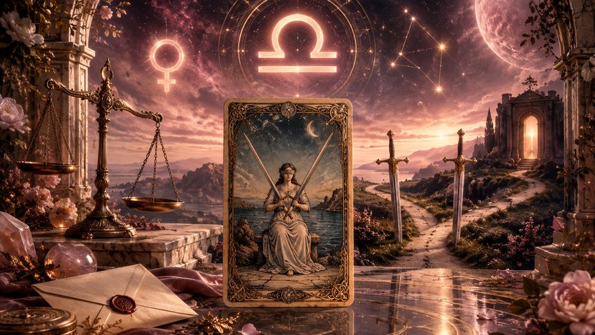 Vaga 25. oktobar 2026, dnevni tarot horoskop, Dvojka mačeva, odluka i razgovor, ljubav i posao, kompromis, MojZnak, mojznakrs