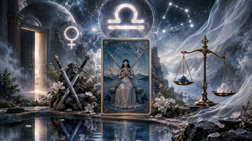 Vaga 28. oktobar 2026, dnevni tarot horoskop, Dvojka mačeva, odluka i razgovor, kompromis u ljubavi i poslu, tarot za Vagu, MojZnak, mojznakrs