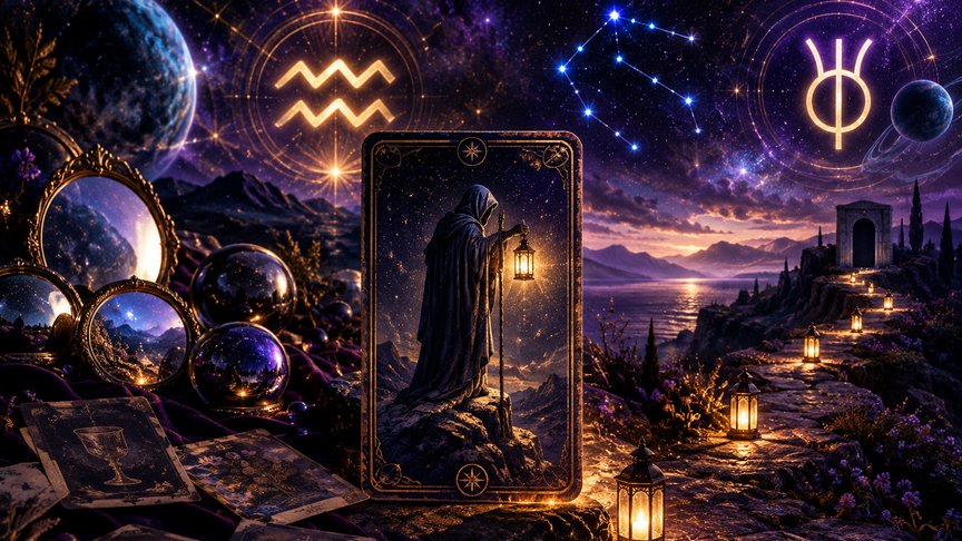Vodolija 22. oktobar 2026, dnevni tarot horoskop, Pustinjak, tarot ljubav i odnosi, unutrašnji pravac, odsustvo i poruka, MojZnak, mojznakrs