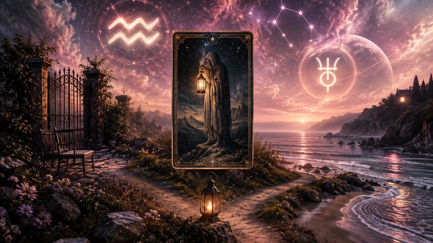 Vodolija 28. oktobar 2026, dnevni tarot horoskop, Pustinjak, unutrašnji kompas, ljubav i odnosi, odsustvo i poruka, MojZnak, mojznakrs