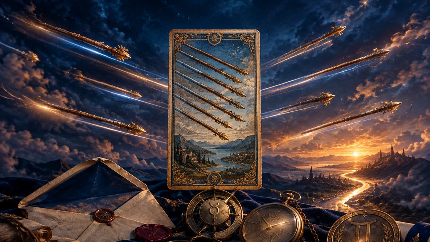 Blizanci tarot za 16. oktobar, Osmica štapova, dnevni tarot horoskop, poruka i prilika, ljubav i posao, neočekivan preokret, MojZnak, mojznakrs