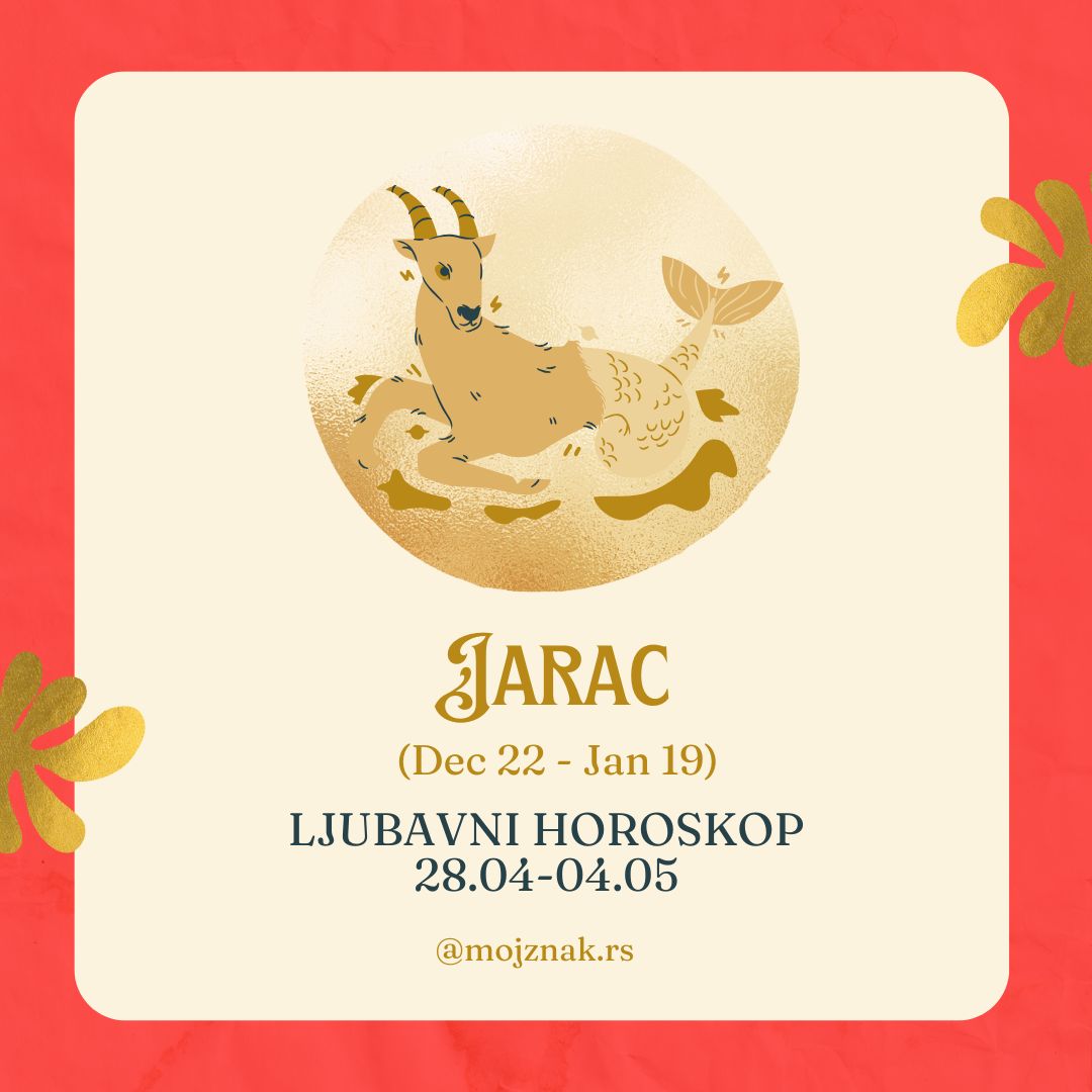 JARAC - Ljubavni horoskop za period od 28. aprila do 04. maja 2025.